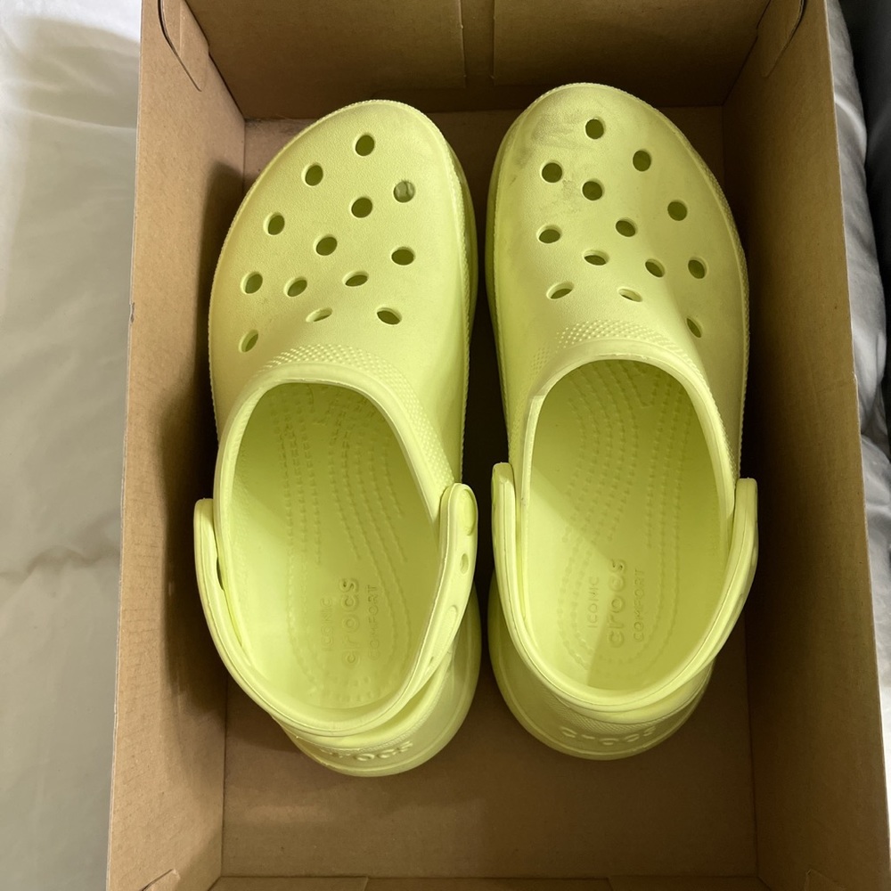 Lime Zest Crocs Bae